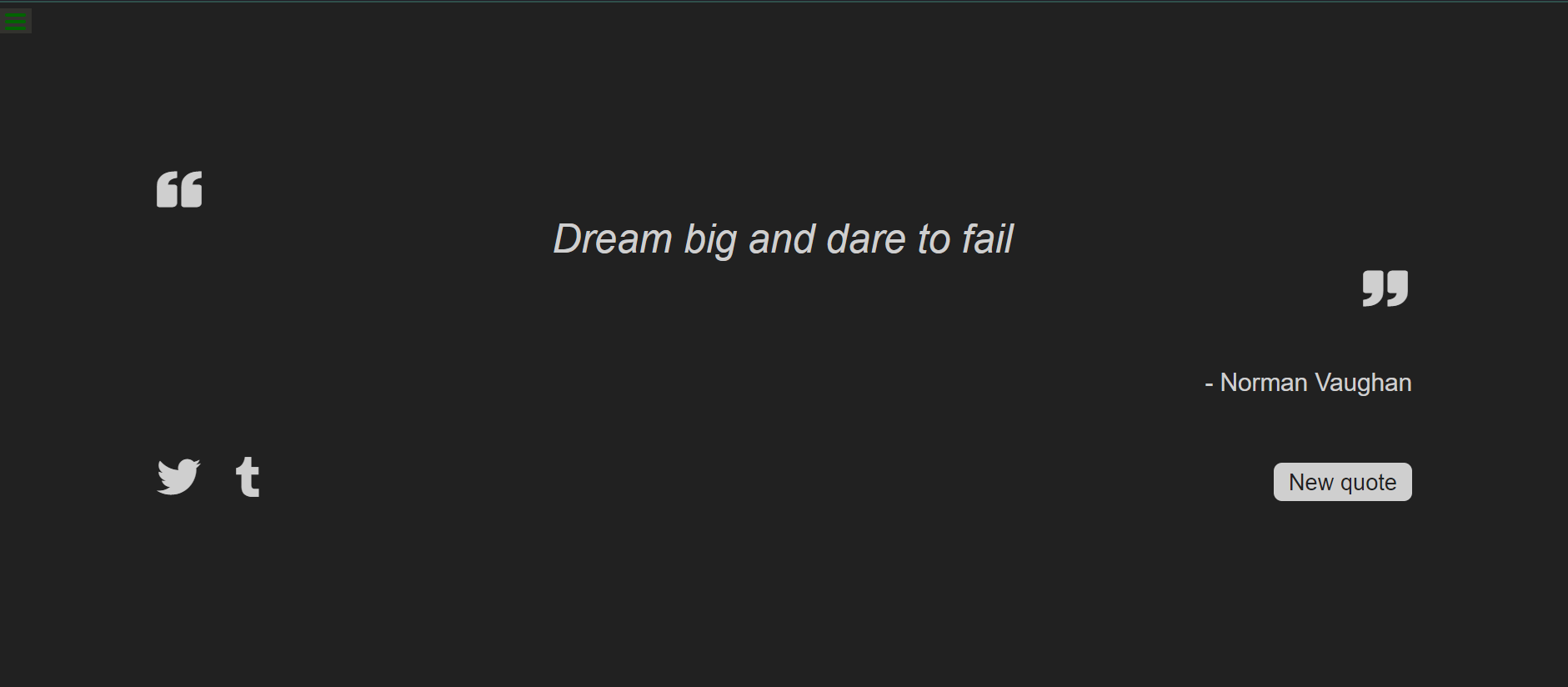 Random Quote Machine